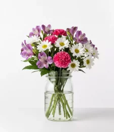 name: Blooms of Love in Mason Jar
