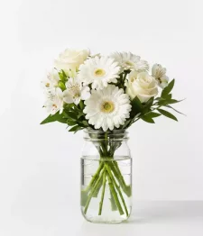 name: Classic Whites In Mason Jar