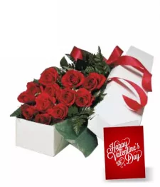 name: Dozen Boxed Red Roses & FREE Card