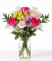 name: Mason Jar of Joy Bouquet