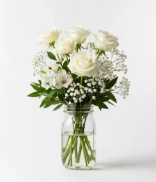 name: Peaceful Clouds in Mason Jar