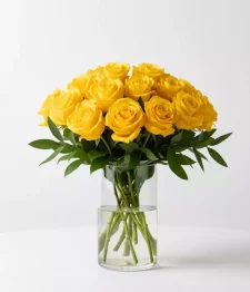 name: Two Dozen Long Stem Yellow Roses